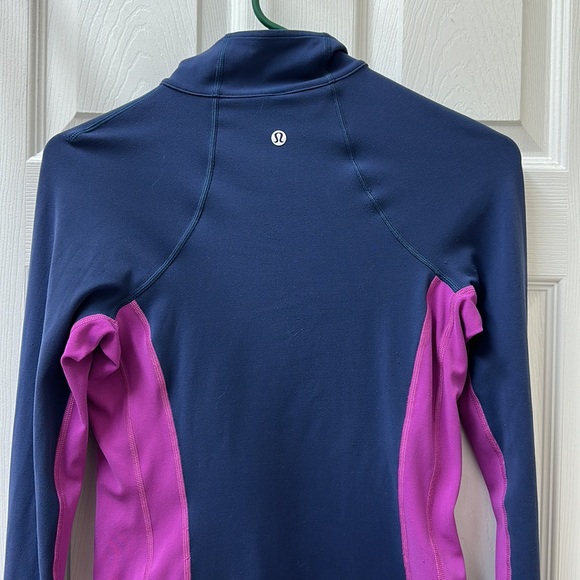Lululemon Throwback Shape Jacket Mineral Blue/Vivid Plum - Picture 12 of 16